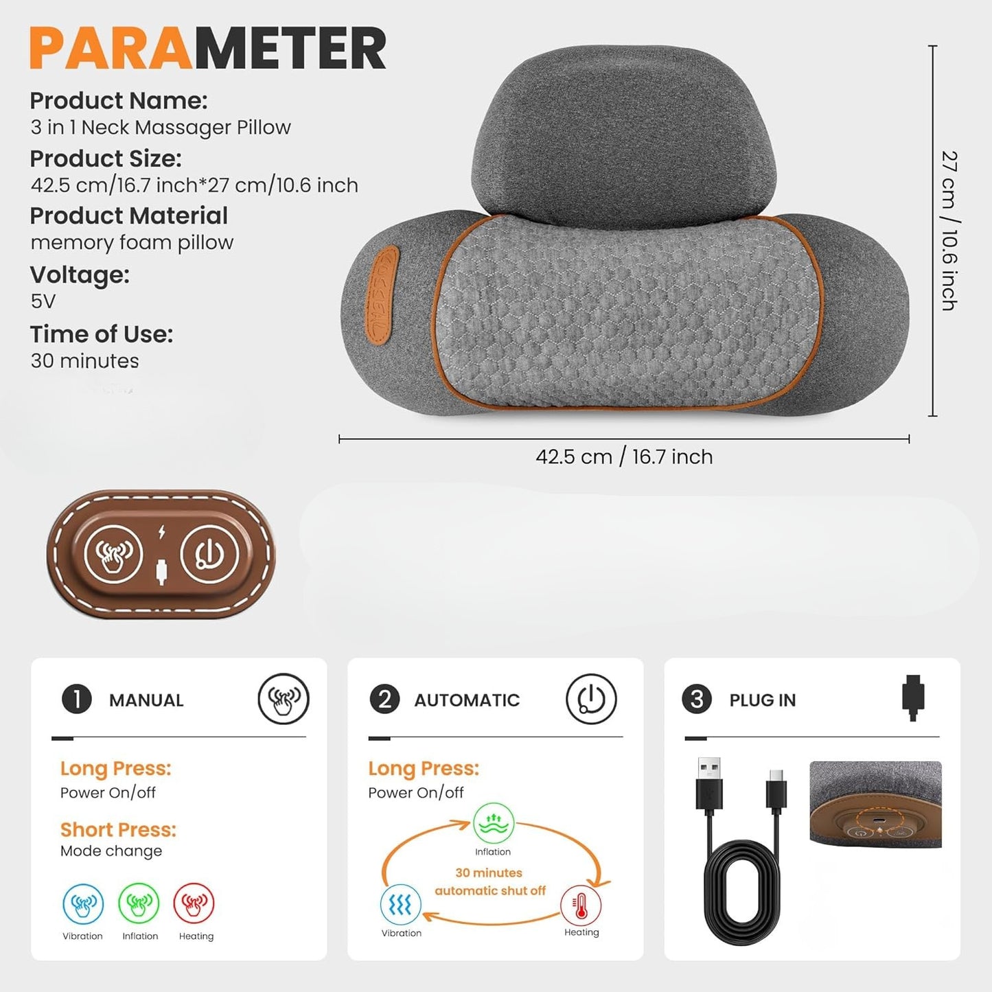 TheraVive™ Neck Massager Pillow